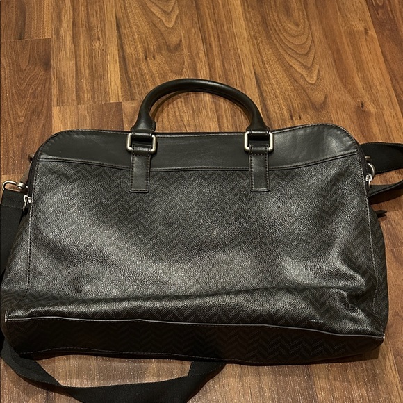 Fossil Black and Gray Men's Briefcase - Picture 1 of 4